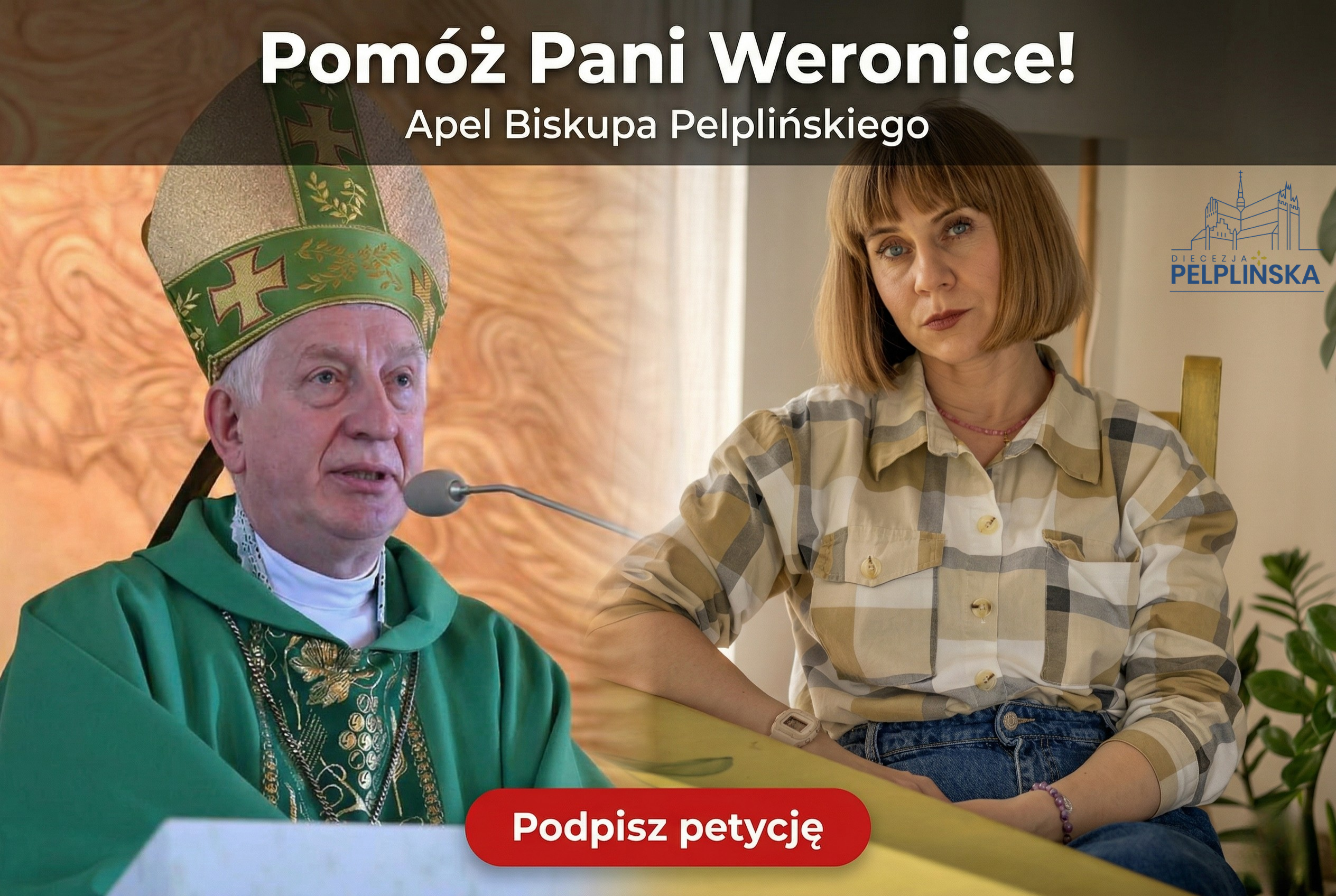 Apel Biskupa Pelplińskiego w sprawie p. Weroniki Krawczyk